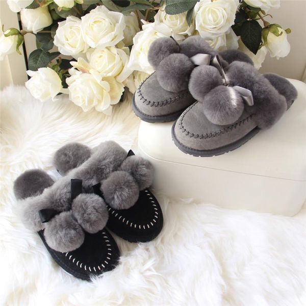 natural sheepskin fur slippers fashion female winter women warm indoor soft wool lady home, Black
natural sheepskin fur slippers fashion female winter women warm indoor soft wool lady home, Black