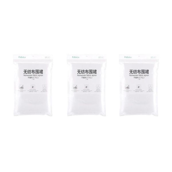 aprons 3 pack of 30pcs disposable apron non-woven fabric is suitable for guests dining in the restaurant hygienic and absorbent
aprons 3 pack of 30pcs disposable apron non-woven fabric is suitable for guests dining in the restaurant hygienic and absorbent