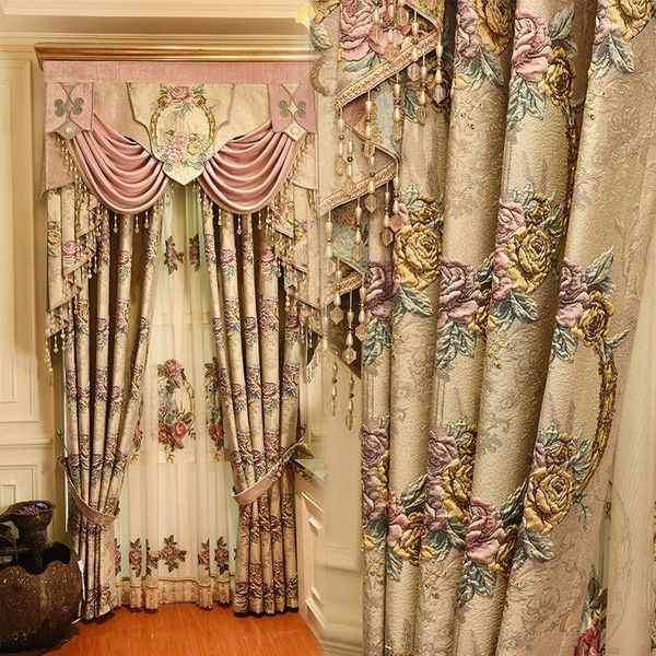 curtain & drapes european beige 4d embossed large flower thick blackout window curtains for living room villa bedroom
curtain & drapes european beige 4d embossed large flower thick blackout window curtains for living room villa bedroom