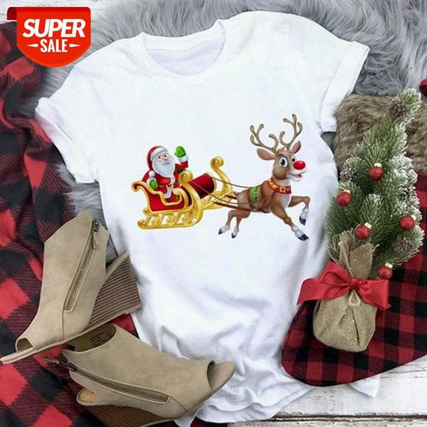 christmas santa claus print women's short-sleeved casual round neck bottoming shirt #8i9z, White
christmas santa claus print women's short-sleeved casual round neck bottoming shirt #8i9z, White
