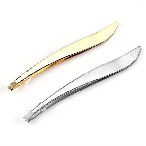 1pcs professional eyebrow tweezers stainless steel clip hair removal makeup tools & stencils1
1pcs professional eyebrow tweezers stainless steel clip hair removal makeup tools & stencils1