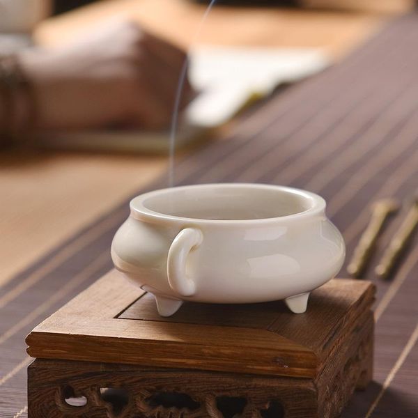 fragrance lamps oriental earth incense burner household indoor sandalwood pan / buddhist three legged candle
fragrance lamps oriental earth incense burner household indoor sandalwood pan / buddhist three legged candle
