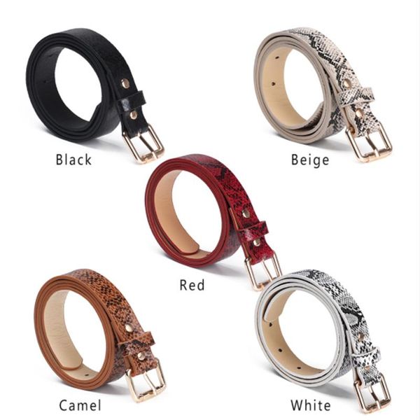 belts pu leather snake printed belt punk gold pin buckle waist women leisure fashion for women's dress, Black;brown
belts pu leather snake printed belt punk gold pin buckle waist women leisure fashion for women's dress, Black;brown
