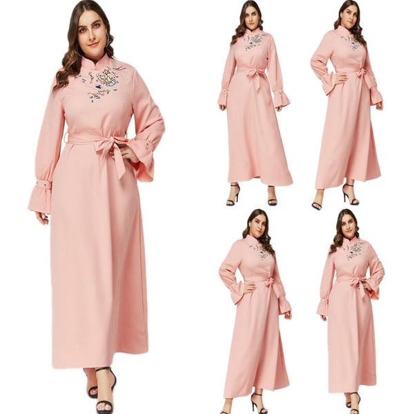 ethnic clothing abaya plus size muslim embroidery long dress arabic women with belt maxi robe islamic turkey dubai kaftan loose, Red
ethnic clothing abaya plus size muslim embroidery long dress arabic women with belt maxi robe islamic turkey dubai kaftan loose, Red