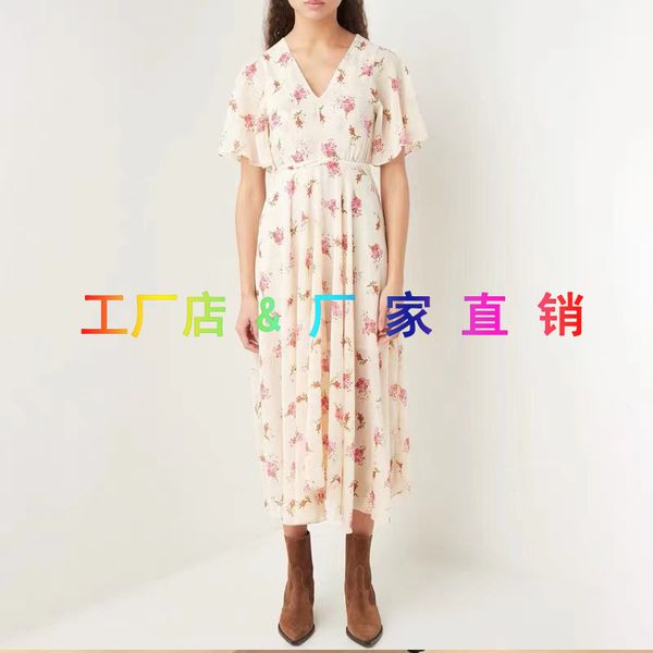 dsigners fadan 's piece floral short sleeve dress in spring and summer, White;black
dsigners fadan 's piece floral short sleeve dress in spring and summer, White;black