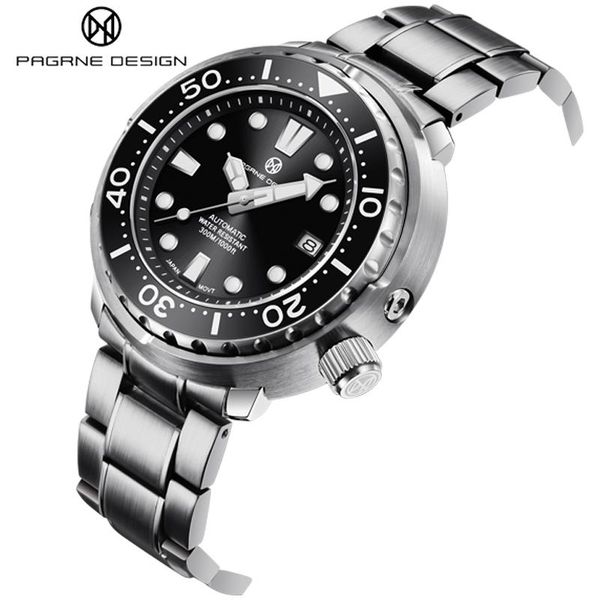 wristwatches pagrne design 2021 classic luxury men's large dial automatic watch sapphire glass mechanical watches 300 waterproof, Slivery;brown
wristwatches pagrne design 2021 classic luxury men's large dial automatic watch sapphire glass mechanical watches 300 waterproof, Slivery;brown