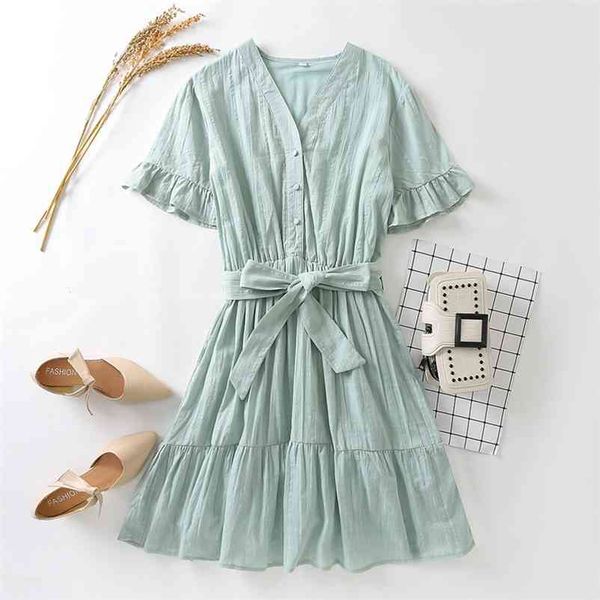 sweet women soft cotton v neck dress summer fashion ladies college style solid color female bow lace mini 210515, Black;gray
sweet women soft cotton v neck dress summer fashion ladies college style solid color female bow lace mini 210515, Black;gray