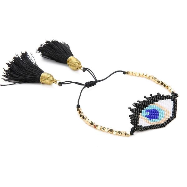 charm bracelets wt-b461 wkt miyuki beads bracelet black blue eyes tassel jewelry devil's eye women vintage, Golden;silver
charm bracelets wt-b461 wkt miyuki beads bracelet black blue eyes tassel jewelry devil's eye women vintage, Golden;silver