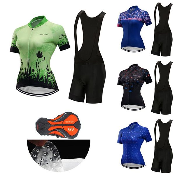 racing sets women lycra bicycle clothes summer bib shorts 2021 fashion cycling jersey set mtb dress female road bike clothing uniform suit, Black;blue
racing sets women lycra bicycle clothes summer bib shorts 2021 fashion cycling jersey set mtb dress female road bike clothing uniform suit, Black;blue