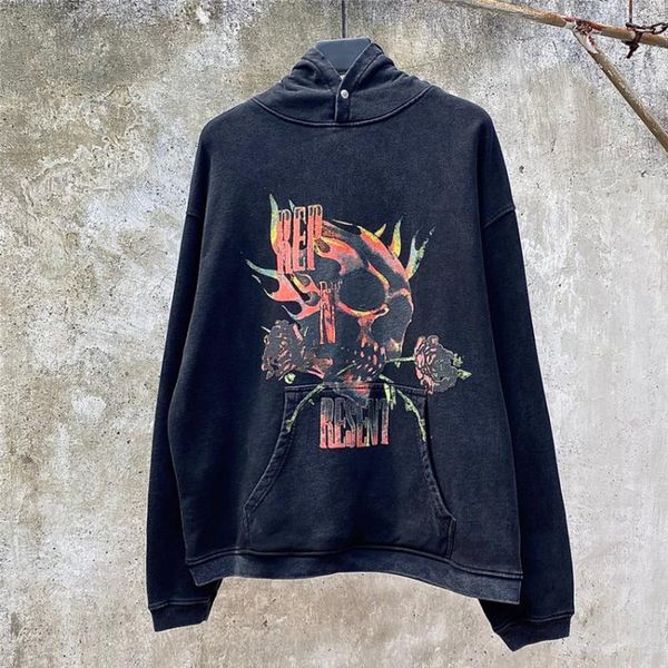 men's hoodies & sweatshirts represent uk tour hoodie men women 1:1 high-quality skull flower graphic vintage wash pullovers, Black
men's hoodies & sweatshirts represent uk tour hoodie men women 1:1 high-quality skull flower graphic vintage wash pullovers, Black