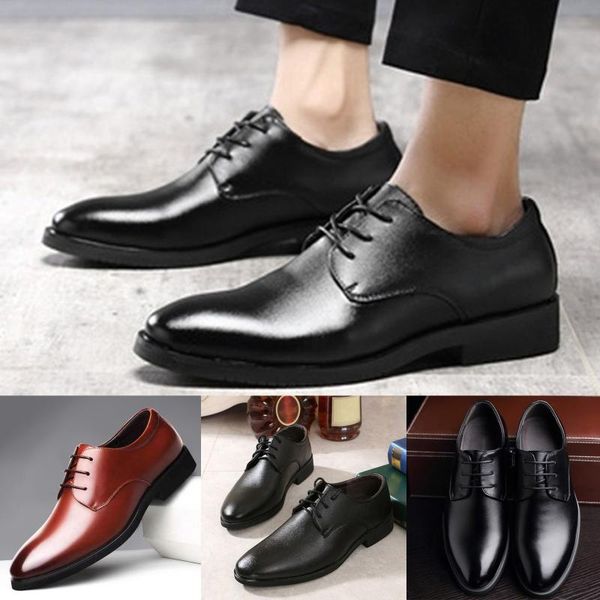 dress shoes solid men's leisure summer business breathable style color leather fashion, Black
dress shoes solid men's leisure summer business breathable style color leather fashion, Black