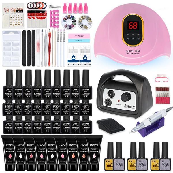 pcs crystal clear gel fast building extension nail polish set lamp dryer drill machine professional manicure kit1
pcs crystal clear gel fast building extension nail polish set lamp dryer drill machine professional manicure kit1