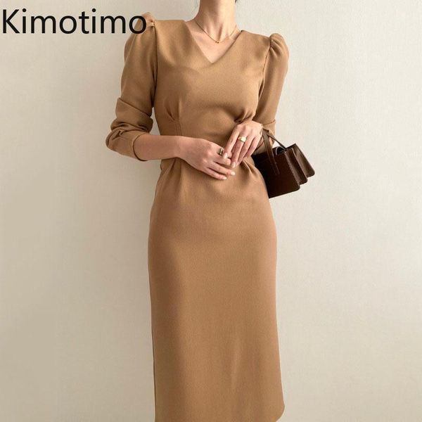 casual dresses kimotimo v neck dress women 2021 autumn black brown long sleeve knitted jumper vintage elegant korean fashion vestido, Black;gray
casual dresses kimotimo v neck dress women 2021 autumn black brown long sleeve knitted jumper vintage elegant korean fashion vestido, Black;gray