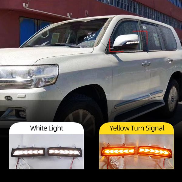 1 pair for toyota land cruiser prado 2009-2020 land cruiser 2012-2020 side rearview mirror led turn signal light repeater lamp