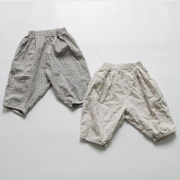 toddlers children summer cotton linen pants korean style plaid calf length trousers baby boys loose casual kids clothes, Blue
toddlers children summer cotton linen pants korean style plaid calf length trousers baby boys loose casual kids clothes, Blue