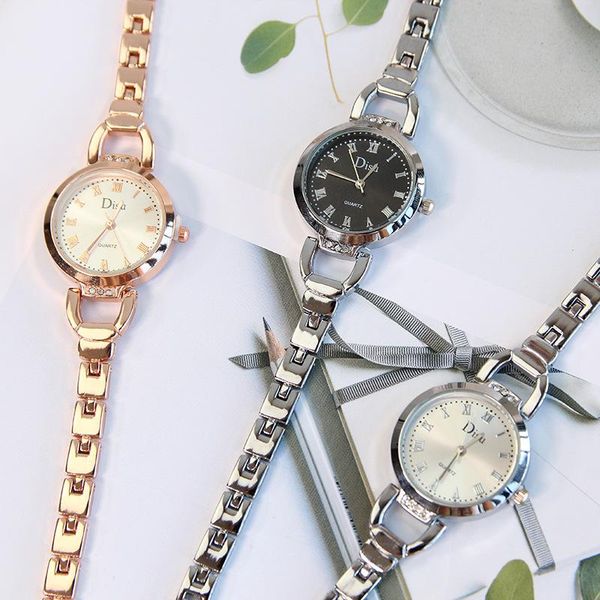 wristwatches luxury women watches fashion rhinestones quartz wrist watch dress alloy chain ore glass dial roman numerals clock, Slivery;brown
wristwatches luxury women watches fashion rhinestones quartz wrist watch dress alloy chain ore glass dial roman numerals clock, Slivery;brown