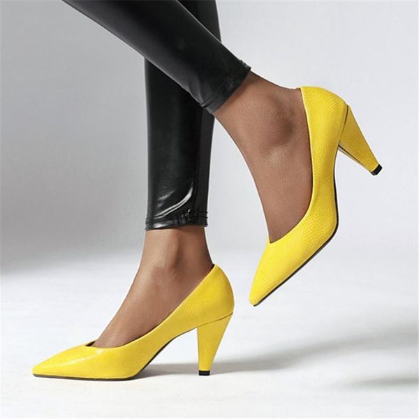 dress shoes pxelena 2021 est 6 candy color spring women pumps slip on office lady spike high heel pointed toe snake plus size 34-43, Black
dress shoes pxelena 2021 est 6 candy color spring women pumps slip on office lady spike high heel pointed toe snake plus size 34-43, Black