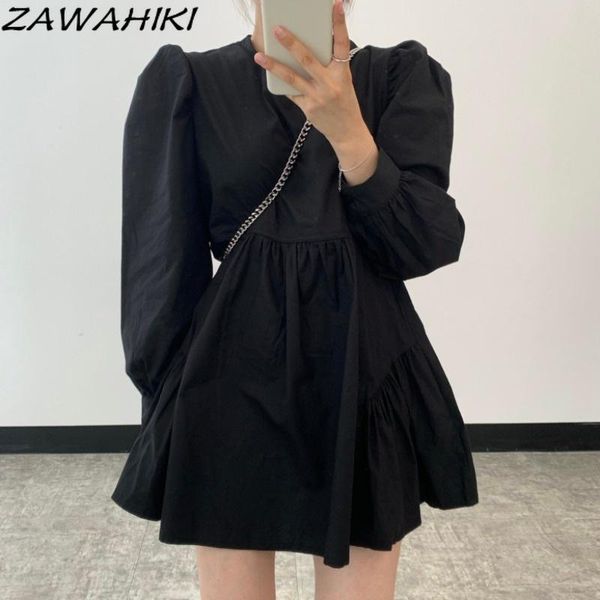 casual dresses zawahiki ropa mujer vintage sweet fashion loose o neck autumn black femme robe long sleeve korean women's dress, Black;gray
casual dresses zawahiki ropa mujer vintage sweet fashion loose o neck autumn black femme robe long sleeve korean women's dress, Black;gray