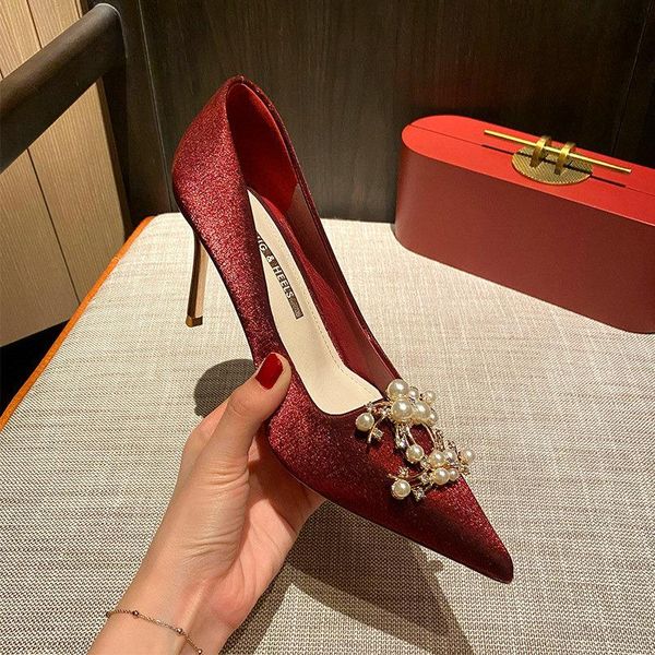 dress shoes woman satin pearl rhinestone upper pumps pointed toe high colorful square heel wedding, Black
dress shoes woman satin pearl rhinestone upper pumps pointed toe high colorful square heel wedding, Black