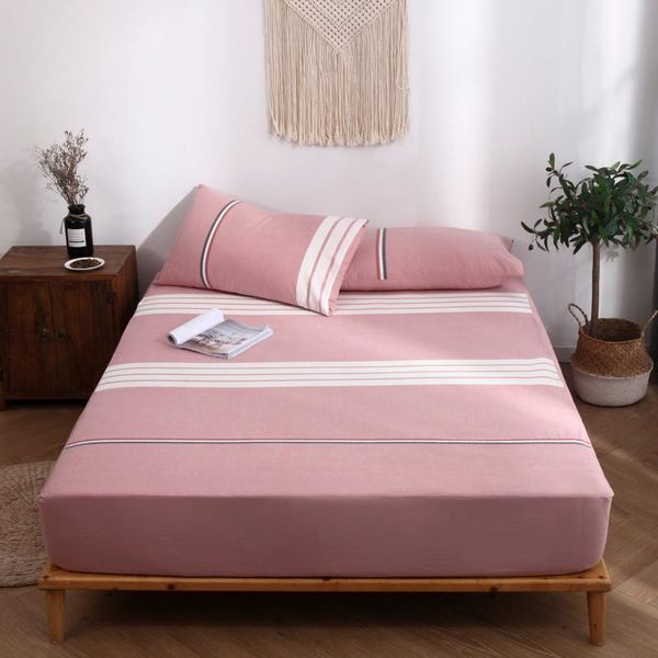 sheets & sets cotton pink fitted sheet modern simple style bed cover selling linens 1pcs
sheets & sets cotton pink fitted sheet modern simple style bed cover selling linens 1pcs