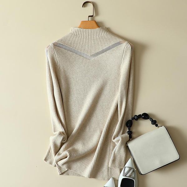 women's sweaters solid knitted women sweater and pullovers autumn long-sleeved slim elastic female pulls outwear coats, White;black
women's sweaters solid knitted women sweater and pullovers autumn long-sleeved slim elastic female pulls outwear coats, White;black