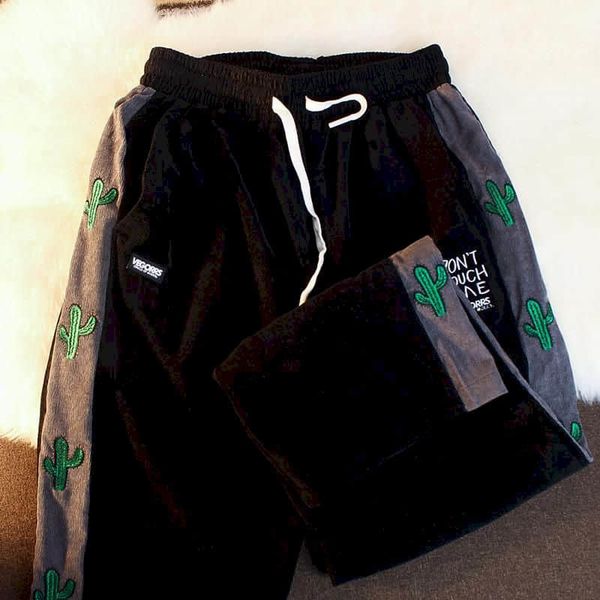 women's pants & capris informal corduroy men's and women's pants, wide legs, loose, straight, embroidered shoelaces, stard, f, Black;white
women's pants & capris informal corduroy men's and women's pants, wide legs, loose, straight, embroidered shoelaces, stard, f, Black;white