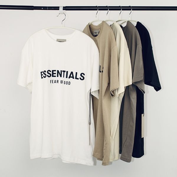 feel of god essentials fog silicone letter fashion men's short sleeve loose casual t, White;black
feel of god essentials fog silicone letter fashion men's short sleeve loose casual t, White;black
