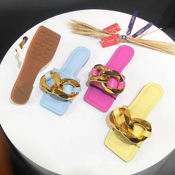 suojialun brand gold metal buckle women slipper square toe flat casual slide summer beach sandal flip flop plus size 36-42 210630, Black
suojialun brand gold metal buckle women slipper square toe flat casual slide summer beach sandal flip flop plus size 36-42 210630, Black