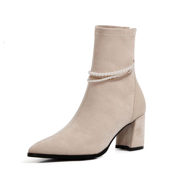 asumer come in autumn women's winter high heels party shoes pearl chain rope ladies boots, Black
asumer come in autumn women's winter high heels party shoes pearl chain rope ladies boots, Black