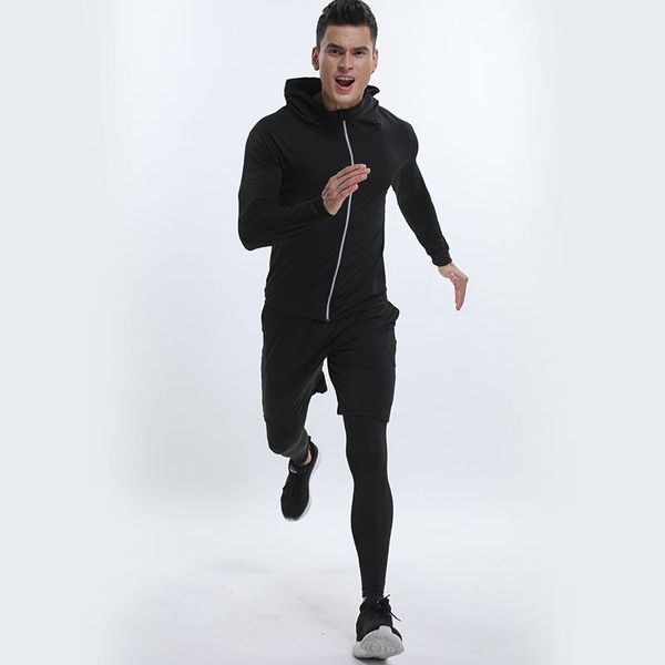 running sets 20215pcs / set men's tracksuit gym fitness compression sport suit clothes jogging sports wear exercise workout tights, Black;blue
running sets 20215pcs / set men's tracksuit gym fitness compression sport suit clothes jogging sports wear exercise workout tights, Black;blue