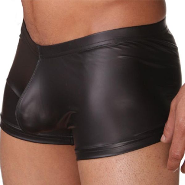 underpants boxer homme underwear men brief faux leather panties soft male boxers shorts black panty boxershorts mpw006, Black;white
underpants boxer homme underwear men brief faux leather panties soft male boxers shorts black panty boxershorts mpw006, Black;white