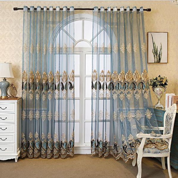 curtain & drapes luxury curtains tulle for living room european blue chenille embroidery velvet bedroom window decoration 019z
curtain & drapes luxury curtains tulle for living room european blue chenille embroidery velvet bedroom window decoration 019z
