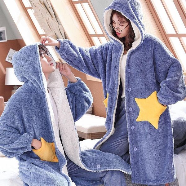 women's sleepwear lovers flannel nightgown hooded bathrobe winter thick warm coral fleece men's plus size loose casual couple home, Black;red
women's sleepwear lovers flannel nightgown hooded bathrobe winter thick warm coral fleece men's plus size loose casual couple home, Black;red