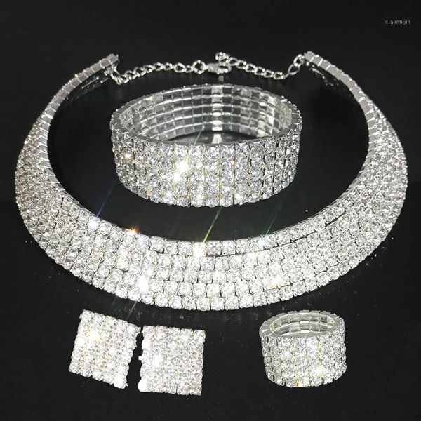 earrings & necklace party classic elegant silver color tassel crystal bridal jewelry sets african rhinestone wedding bracelet
earrings & necklace party classic elegant silver color tassel crystal bridal jewelry sets african rhinestone wedding bracelet