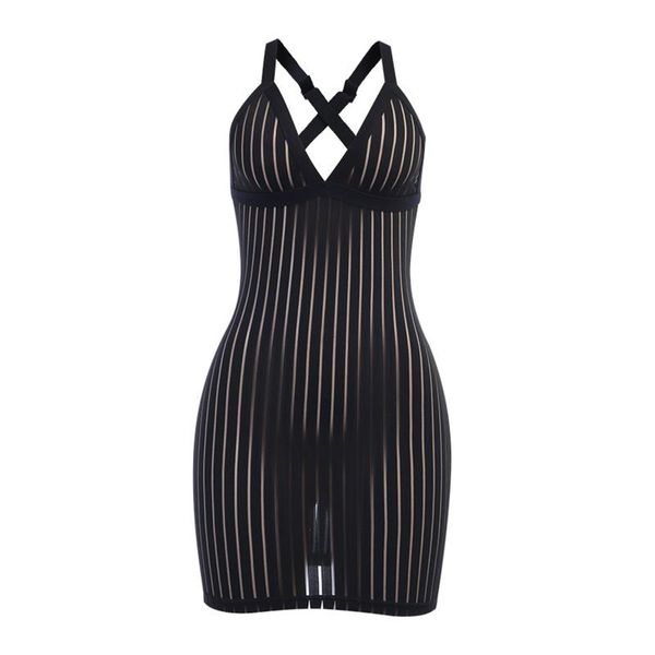 casual dresses women close-fitting slip dress, black stripe pattern deep v-neck sleeveless one pc, Black;gray
casual dresses women close-fitting slip dress, black stripe pattern deep v-neck sleeveless one pc, Black;gray