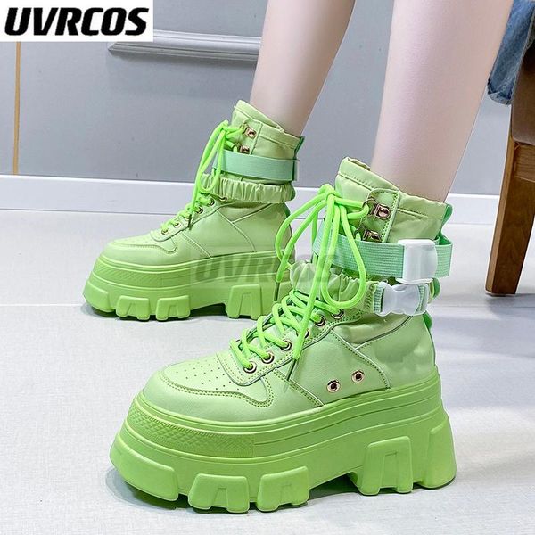 boots green punk chunky platform motorcycle women autumn winter gothic shoes woman thick bottom lace up ankle, Black
boots green punk chunky platform motorcycle women autumn winter gothic shoes woman thick bottom lace up ankle, Black