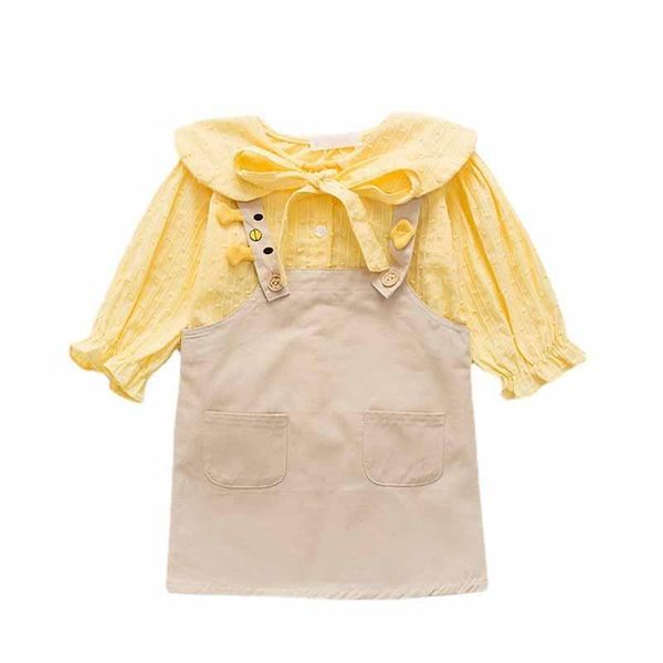 clothing sets girl skirt suit 2021 spring and autumn kids sweet bow tie doll collar shirt childrens casual suspender two-piece 0-4y, White
clothing sets girl skirt suit 2021 spring and autumn kids sweet bow tie doll collar shirt childrens casual suspender two-piece 0-4y, White