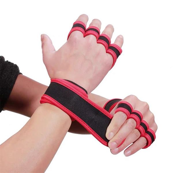 fitness sports weightlifting gloves silicone anti-slip workout half finger gloves crossfit gymnastics grips hand palm protection 1274 z2, Black;red
fitness sports weightlifting gloves silicone anti-slip workout half finger gloves crossfit gymnastics grips hand palm protection 1274 z2, Black;red
