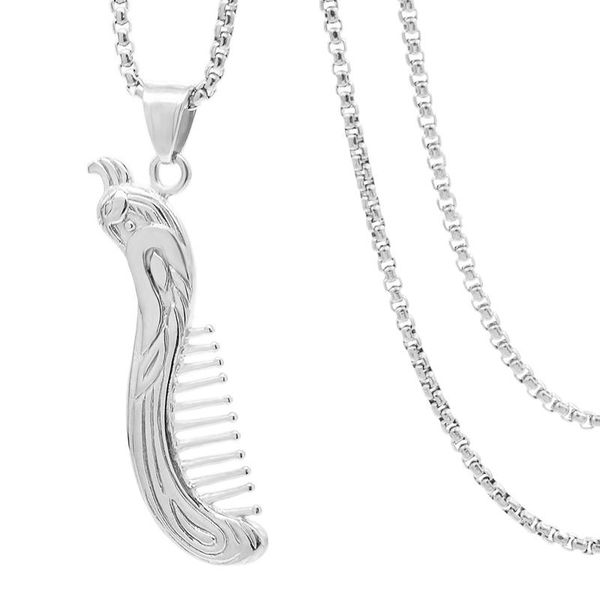 pendant necklaces engagement women vintage elegant phoenix comb necklace lady jewelry 2021 stainless steel arrival pa033, Silver
pendant necklaces engagement women vintage elegant phoenix comb necklace lady jewelry 2021 stainless steel arrival pa033, Silver