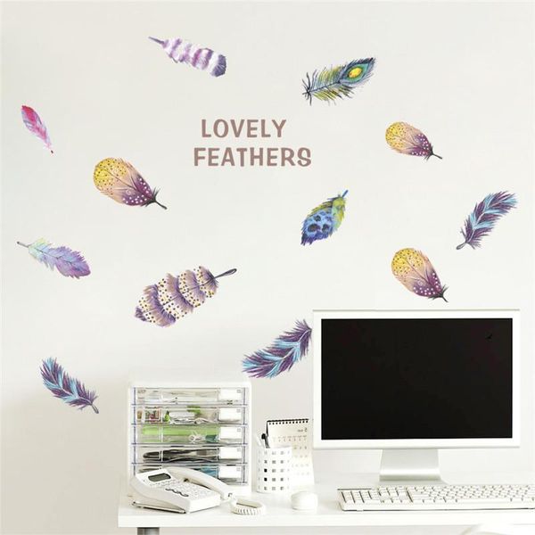 wall stickers cute feathers for living room office bedroom decoration beautiful mural art diy pvc home decal
wall stickers cute feathers for living room office bedroom decoration beautiful mural art diy pvc home decal