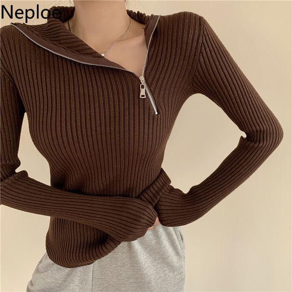 neploe turtleneck zipper knitted pullovers fall women clothes sueter vintage fashion sweaters female slim fit jumper 210422, White;black
neploe turtleneck zipper knitted pullovers fall women clothes sueter vintage fashion sweaters female slim fit jumper 210422, White;black