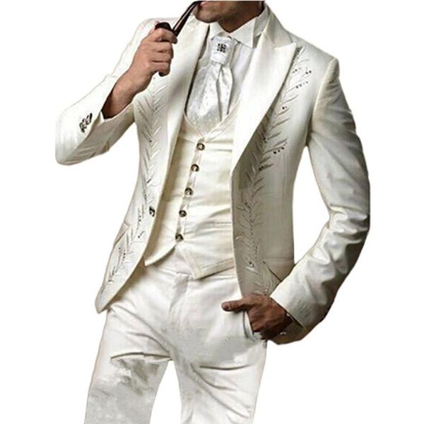 suit coat vest pants 3 pieces set / 2021 men's business groom wedding embroidery suits blazers jacket trousers waistcoat &, White;black
suit coat vest pants 3 pieces set / 2021 men's business groom wedding embroidery suits blazers jacket trousers waistcoat &, White;black