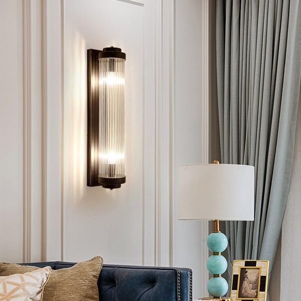 wall lamp american modern minimalist bedside bedroom long glass light luxury indoor tv background
wall lamp american modern minimalist bedside bedroom long glass light luxury indoor tv background