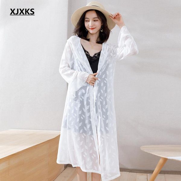 women's trench coats xjxks 2021 summer fashion hooded women long-sleeved long sunscreen clothes pure color all-match autumn windbreaker, Tan;black
women's trench coats xjxks 2021 summer fashion hooded women long-sleeved long sunscreen clothes pure color all-match autumn windbreaker, Tan;black