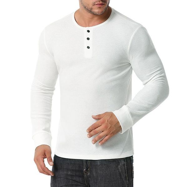 men's t-shirts men autumn casual long sleeve tee shirt slim solid all match pullover 2022 fashion buttoned o-neck male clothes, White;black
men's t-shirts men autumn casual long sleeve tee shirt slim solid all match pullover 2022 fashion buttoned o-neck male clothes, White;black