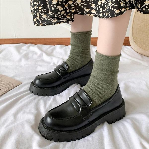 dress shoes mary janes lolita harajuku woman solid black pu leather loafers zapatos de mujer 2021 casual women platform
dress shoes mary janes lolita harajuku woman solid black pu leather loafers zapatos de mujer 2021 casual women platform