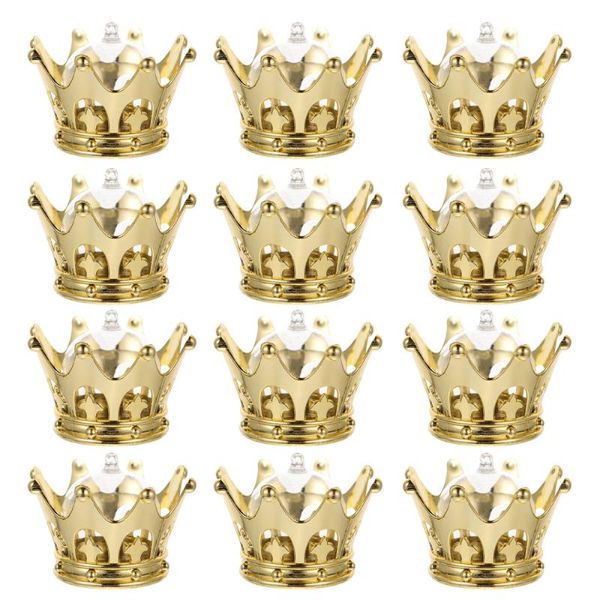 set 12 pcs hollow crown wedding candy boxes storage packing cases gift wrap