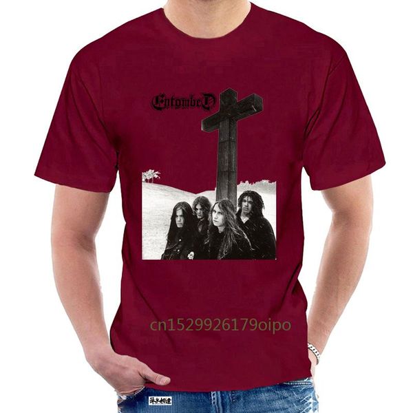 women's t-shirt entombed band white t shirt cotton all sizes s-5xl 1041r