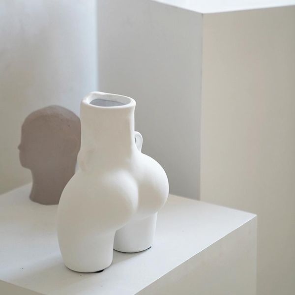 nordic body shape creative white resin vase simple dry flower insert artist residence decorative ornaments modern home decor vases
nordic body shape creative white resin vase simple dry flower insert artist residence decorative ornaments modern home decor vases