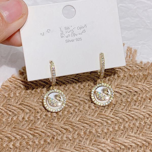 silver needle baida disc new swan earrings favorite black swan diamond simple net red high texture, Golden;silver
silver needle baida disc new swan earrings favorite black swan diamond simple net red high texture, Golden;silver